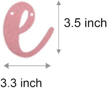 WEIANDBO Rose Gold Glitter Banner Pre-Strung