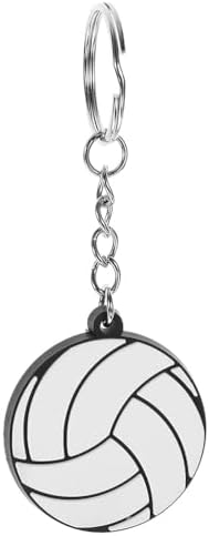 LUOZZY Volleyball Keychain Cute Sport Keyrings