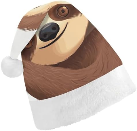 NWGHM Santa Hat Sloth Christmas Party Headwear