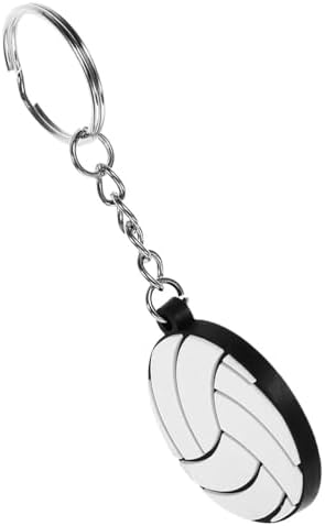 LUOZZY Volleyball Keychain Cute Sport Keyrings