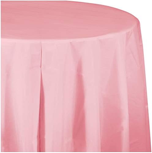 Creative Converting Tablecover 82 Inch Classic Pink