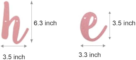 WEIANDBO Rose Gold Glitter Banner Pre-Strung