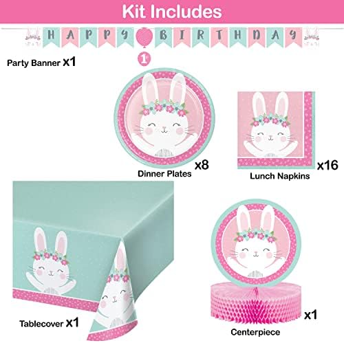 Trendware Bunny Party Kit Serves 8