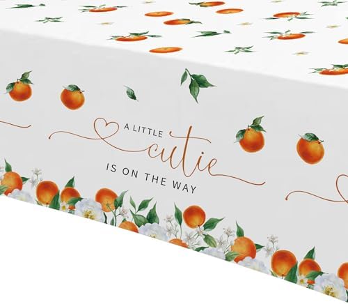 Little Cutie Baby Shower Decorations Tablecloth 3 Pack