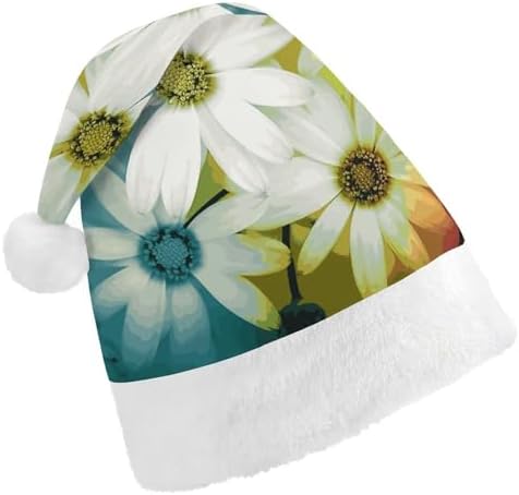 NWGHM Christmas Hat with Daisy Flowers Design