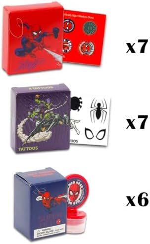 Spiderman Party Favors 20 Piece Bundle
