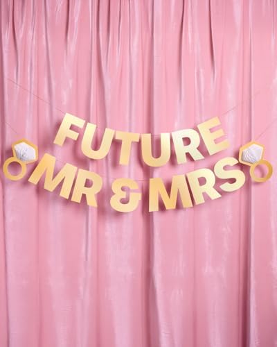 XO FETTI Future Mr Mrs 3D Pop Up Banner 5 ft