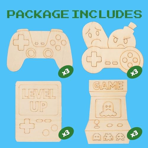 GOGREENWOVEN Video Game Party Favors 12 PCS