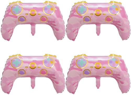 Video Game Balloons 4PCS 26 Inch Birthday Party Decorations