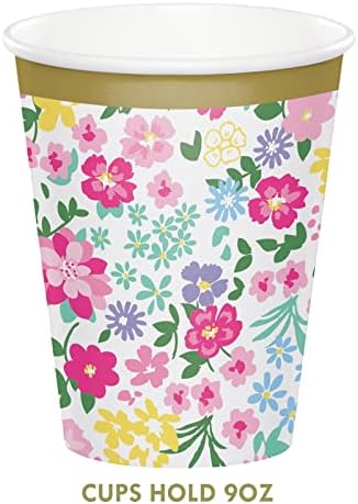 Floral Scalloped Dessert Party Pack Serves 16