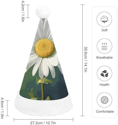 Santa Hat Daisy Flower Christmas Party Headwear