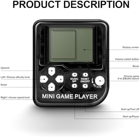 24Pcs Video Game Party Favors Keychain Set