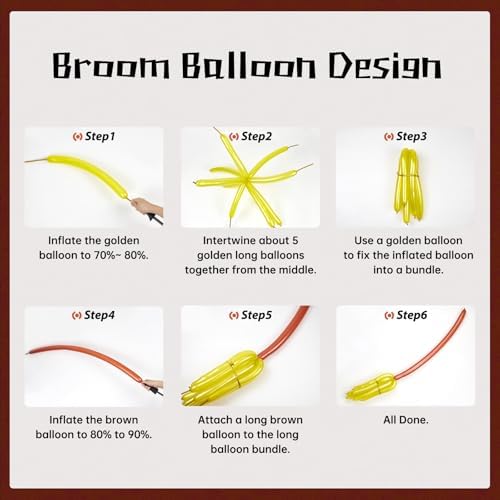 144pcs Magic Wizard Balloons Arch Kit Decorations