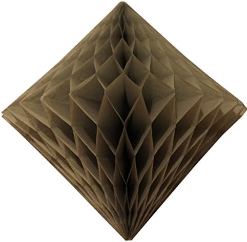3-Pack 12 Inch Gray Honeycomb Diamond Decorations