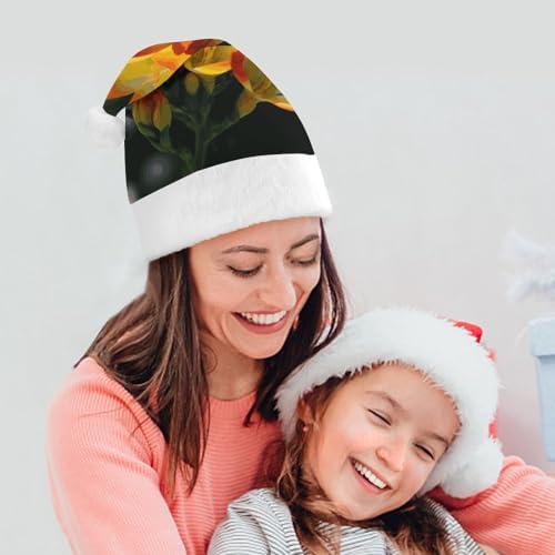 Santa Hat Freesia Christmas Headwear for Adults