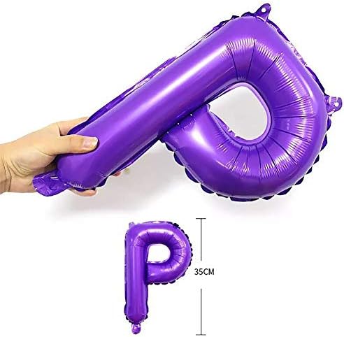 Purple Pink Happy Birthday Balloons Banner 16 Inch