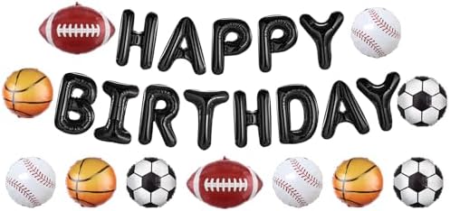 Ushinemi Sports Birthday Balloon Decorations