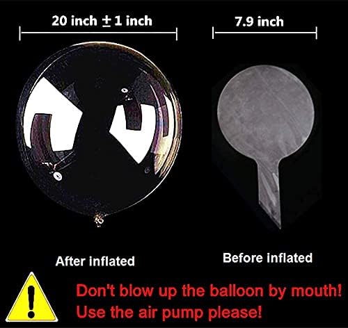 LED Bobo Balloons 10 Packs 20 Inches Light Up Decorations