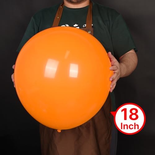 PartyWoo 20 Pack 18 Inch Orange Balloons for Parties