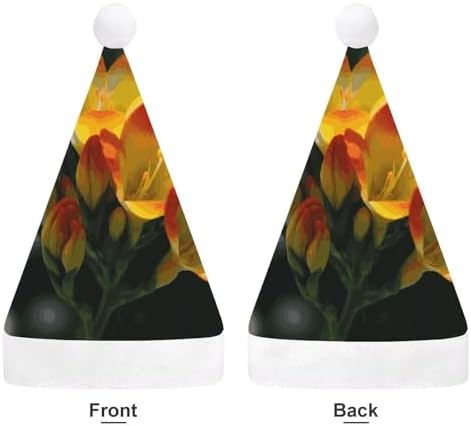 Santa Hat Freesia Christmas Headwear for Adults