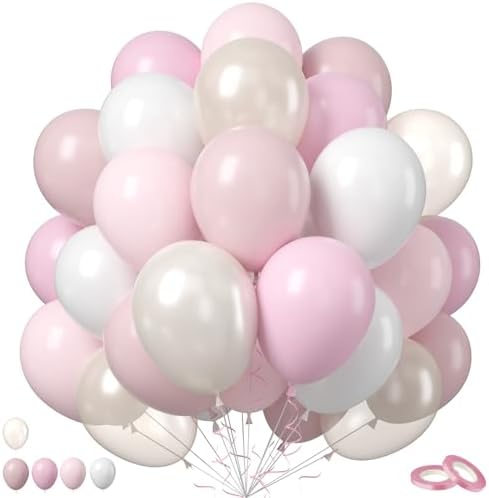 Blush Pink Balloons 50 Pcs 12 Inch Party Decor