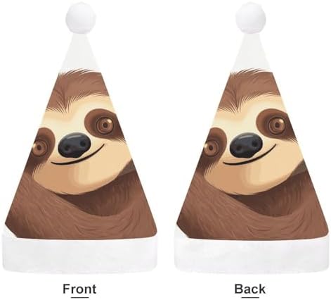NWGHM Santa Hat Sloth Christmas Party Headwear