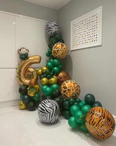Wildlife Animal Balloons Pack for Kids Birthday Party Decorations