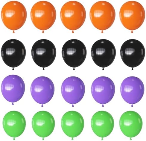 Halloween Balloons Decorations 60PCS 12 Inch Set