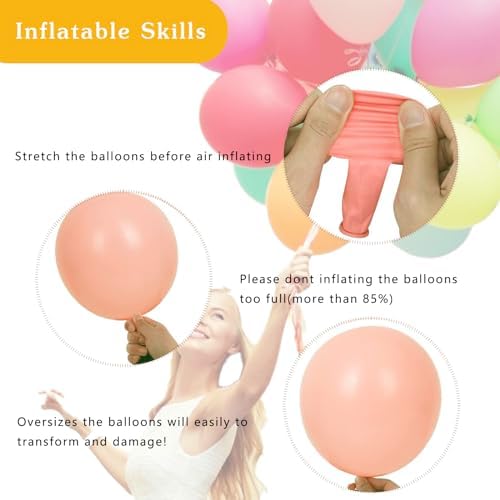 XIHAOYOO Blush Pink Balloons 60 Pcs 12 Inch Set