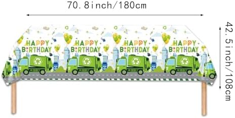Trash Truck Birthday Decorations Set