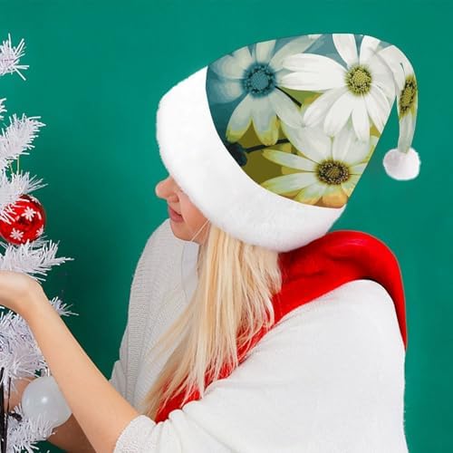 NWGHM Christmas Hat with Daisy Flowers Design