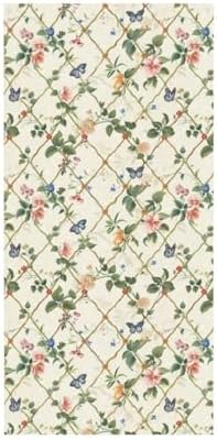 Butterfly Floral Lattice Door Banner Cover Decoration