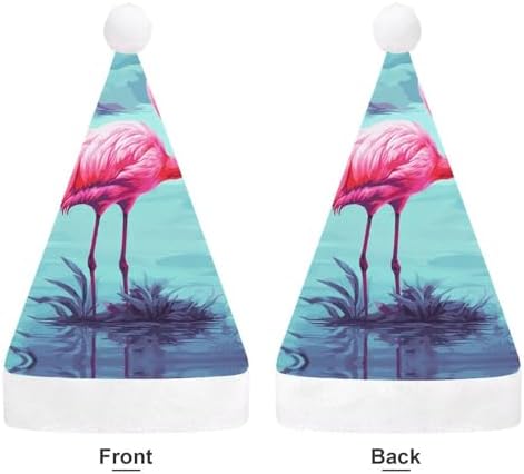 Santa Hat Flamingos Christmas Party Headwear