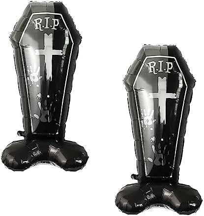 Zontween Tombstone Balloons Halloween Decor 2Pack