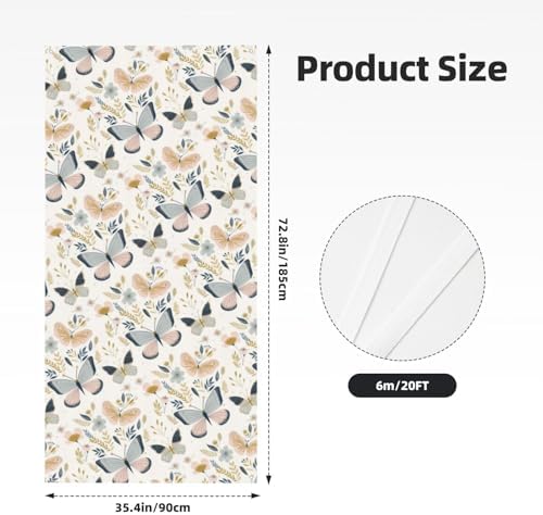Butterfly Flower Door Banner Cover for Home and Garden