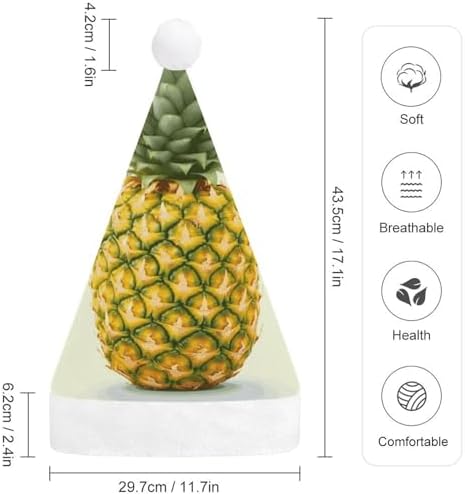 Santa Hat Pineapple Christmas Headwear for Adults