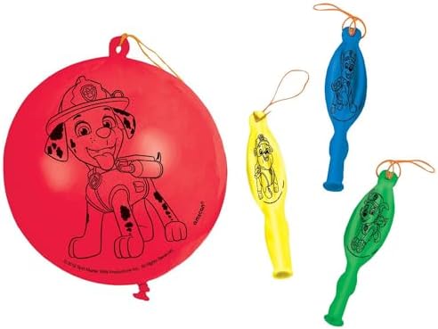 Paw Patrol Punch Balloons for Kids Pack of 4