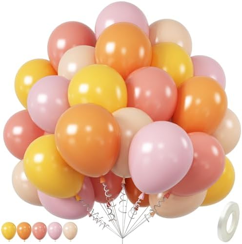 Boho Daisy Balloons 12 Inch Party Decor Set
