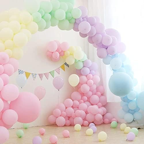 Pastel Balloons Garland Arch Kit 143pcs Rainbow Birthday Party Decoration
