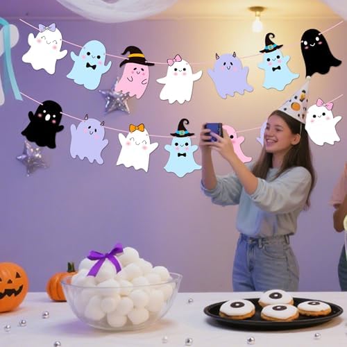2pcs Ghost Banners Halloween Decorations