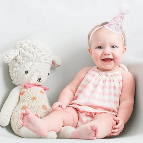 WAOUH Half Birthday Baby Hat - Glitter Crown for 6 Month Celebration