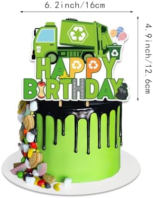 Trash Truck Birthday Decorations Set