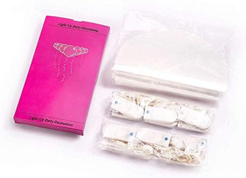 18 Packs Light Up LED Balloons with 3 Modes and Battery
