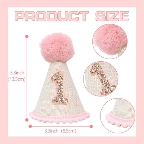 1st Birthday Hats for Baby Girl Boy Party Use