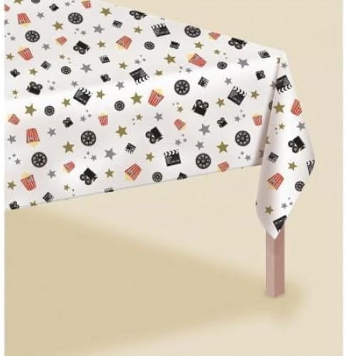 Popcorn Directors Cut Plastic Table Cover 52x102