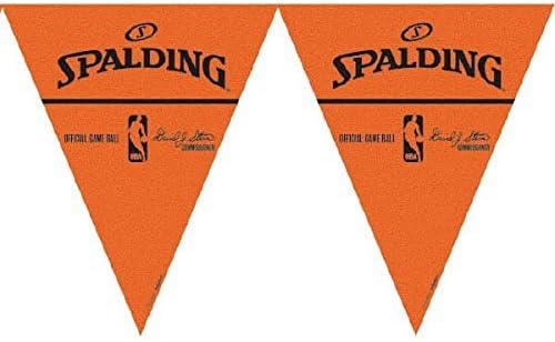 Spalding Pennant Banner 12ft Pack Of 6 For Game Day Parties