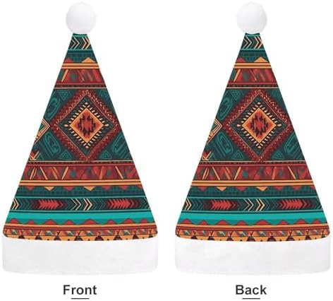Santa Hat Ethnic Geometric Christmas Party Headwear