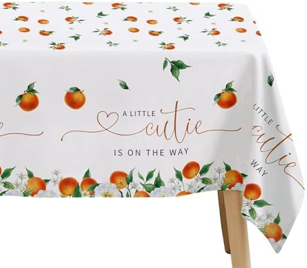 Little Cutie Baby Shower Decorations Tablecloth 3 Pack