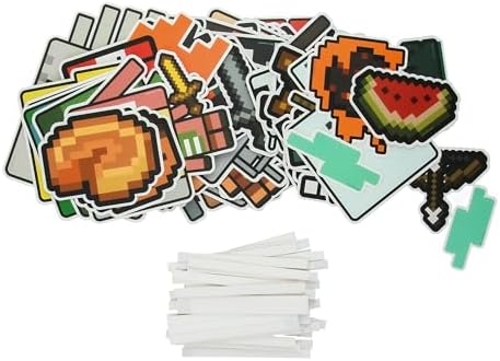 Minecraft Photo Props Pack 58 Pieces with 40 Sticks
