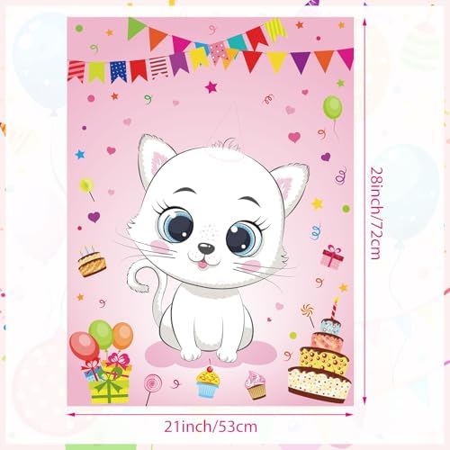 PLULON Cat Party Game Set for Kids and Adults